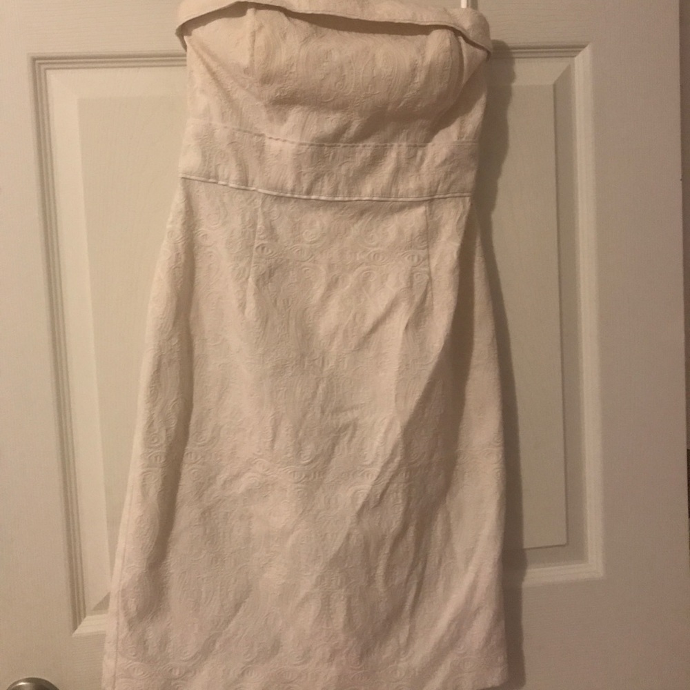 White cocktail or brunch dress